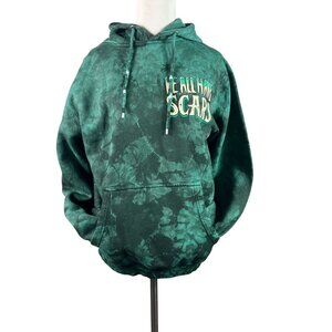 🟣 A$$holes Live Forever Mens Green Pullover Hoodie Size Medium